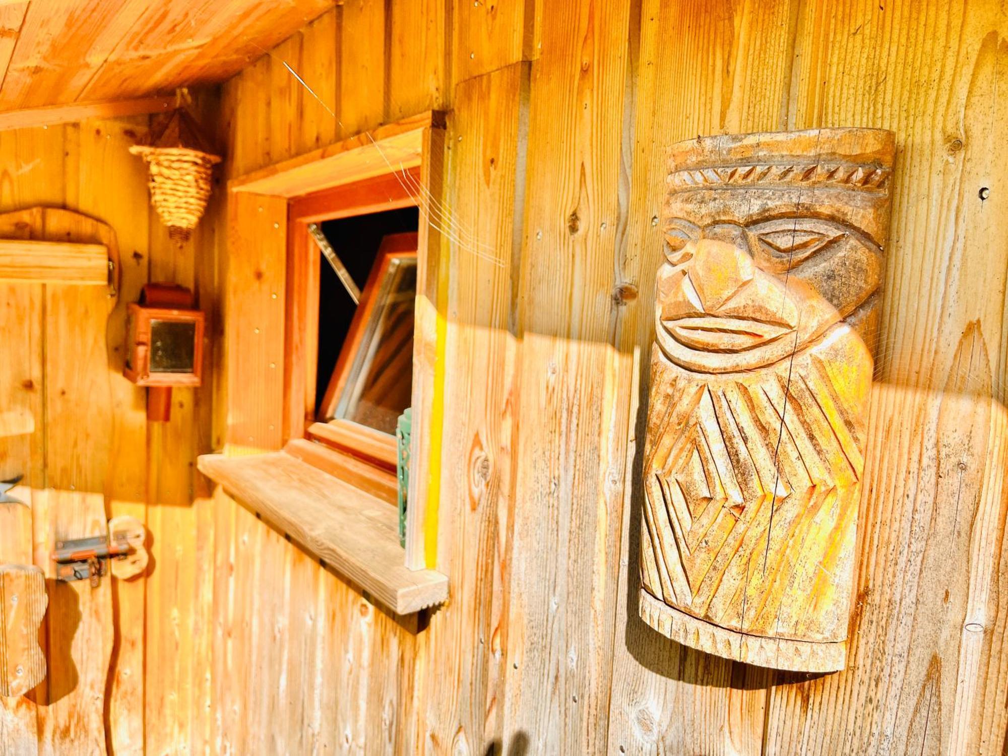 La Cabane Perchee Du Trappeur Écrainville Extérieur photo