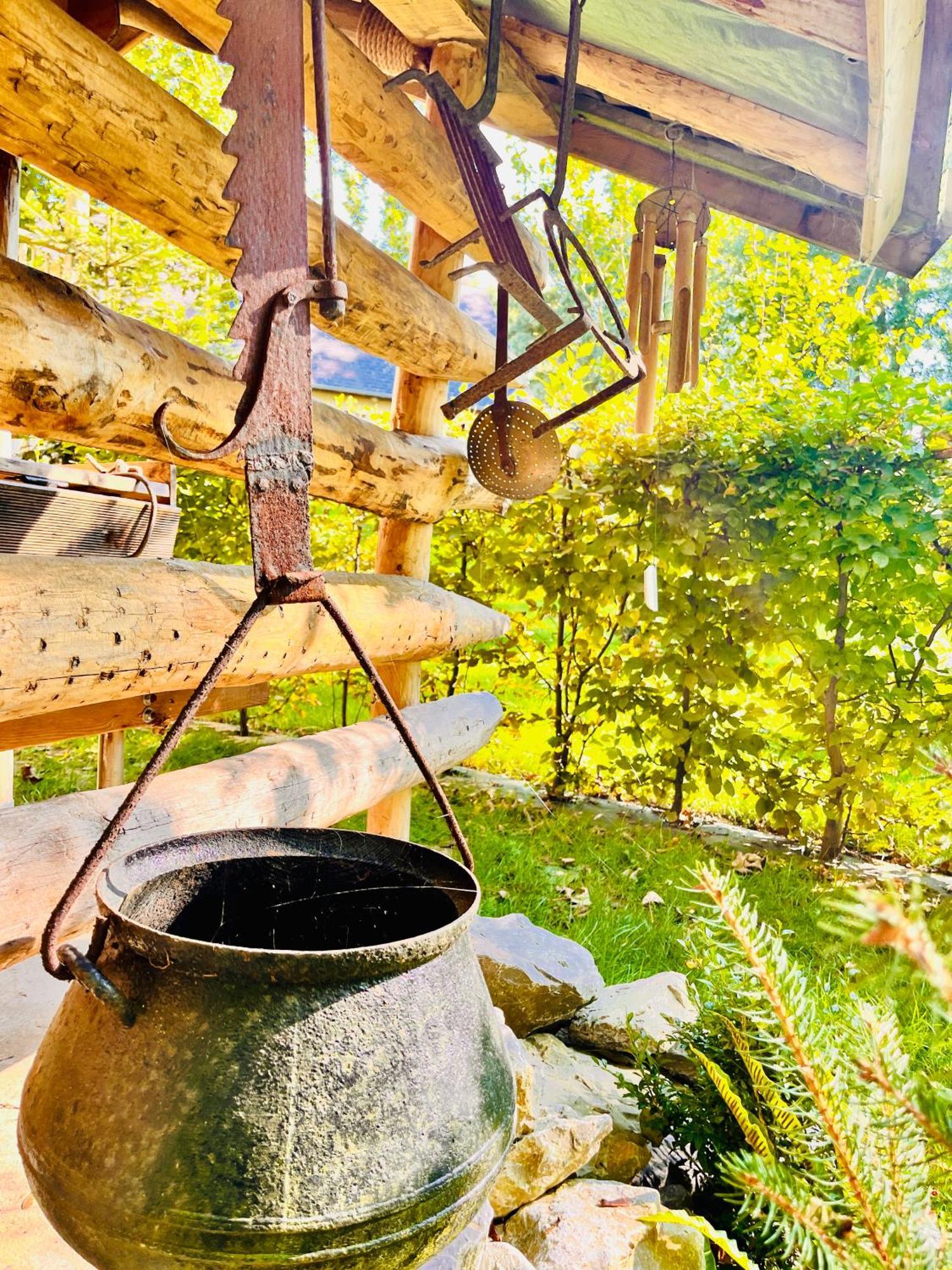 La Cabane Perchee Du Trappeur Écrainville Extérieur photo